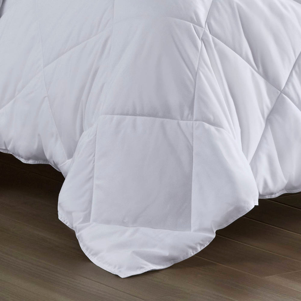 Oversized Down Alternative Comforter White King/Cal King Media 8