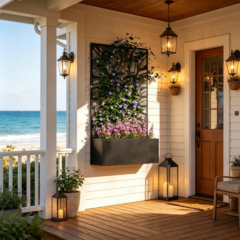 Wall Mounted Flower Bed,Garden Bed,Decorative Flower Bed(Only Wall Mounted Flower Bed) Media 2
