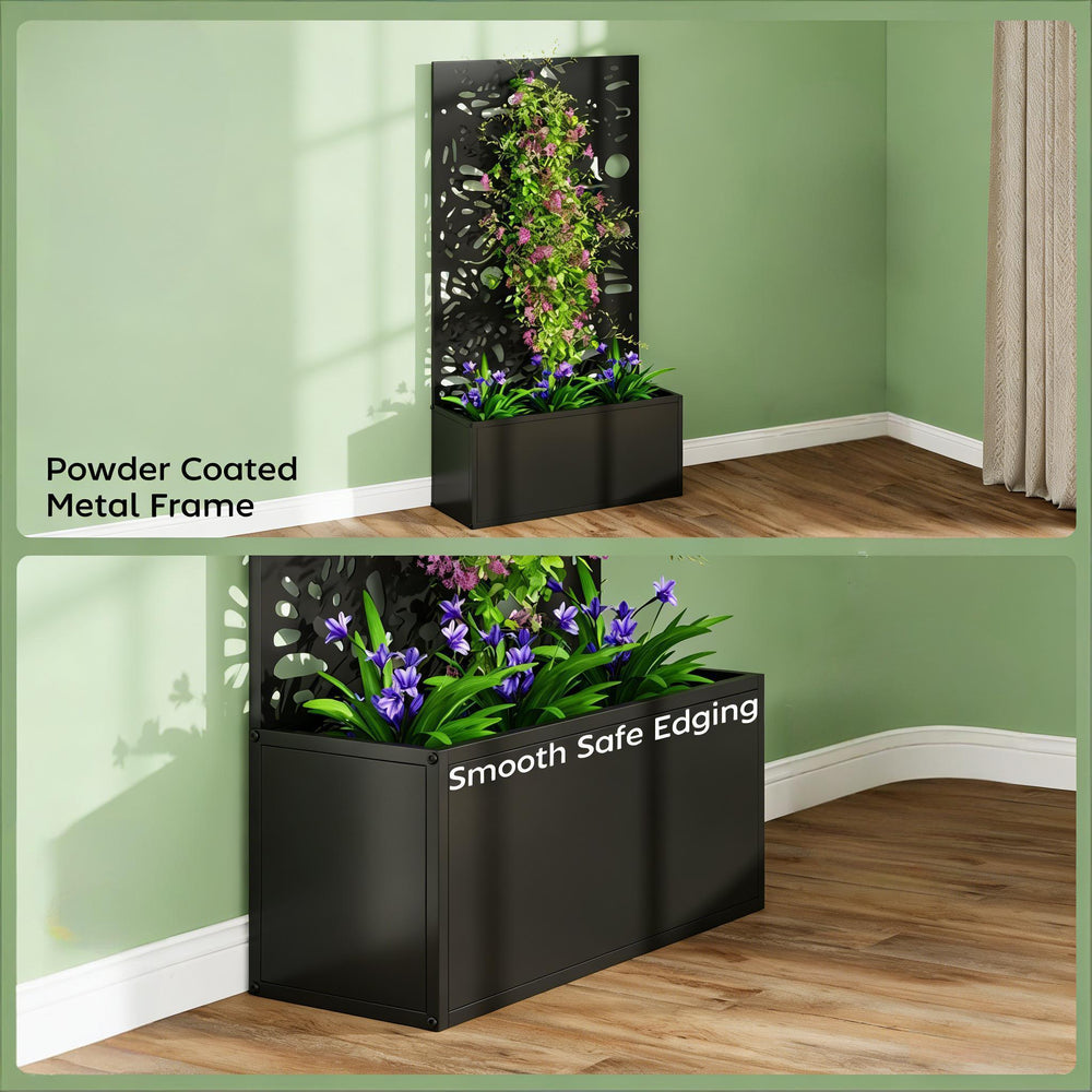 Stylish Plant Bed,Freestanding or Wall Mounted Plant Bed Media 7
