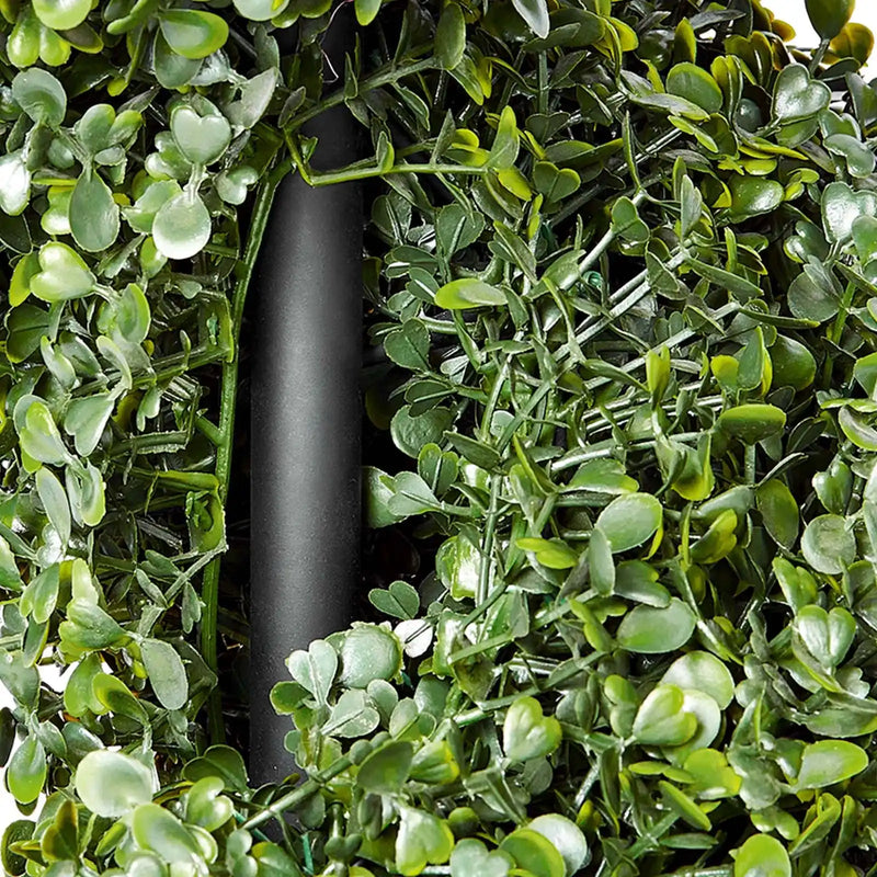 2 Pack 5' Artificial Boxwood Topiary Tree Faux Plant UV Decor In/Outdoor