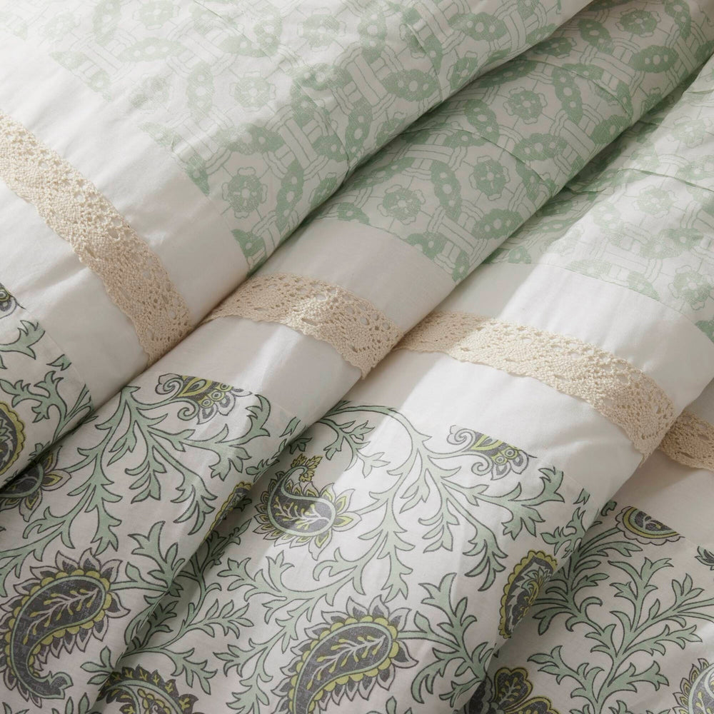 9 Piece Cotton Percale Comforter Set Cal King Media 17