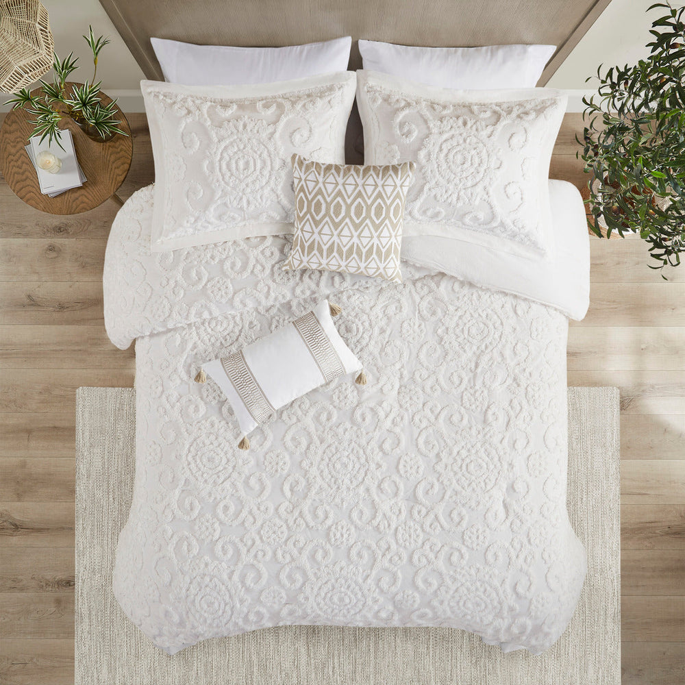 Comforter Mini set Ivory Full/Queen Media 3