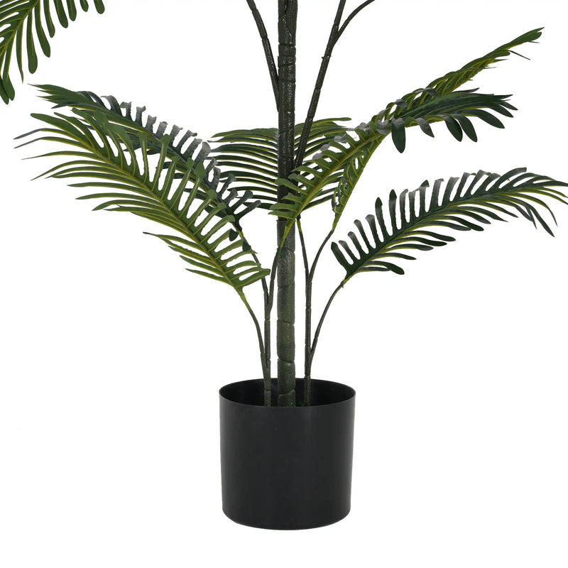 86' Artificial Palm Tree with Black Plastic Pot