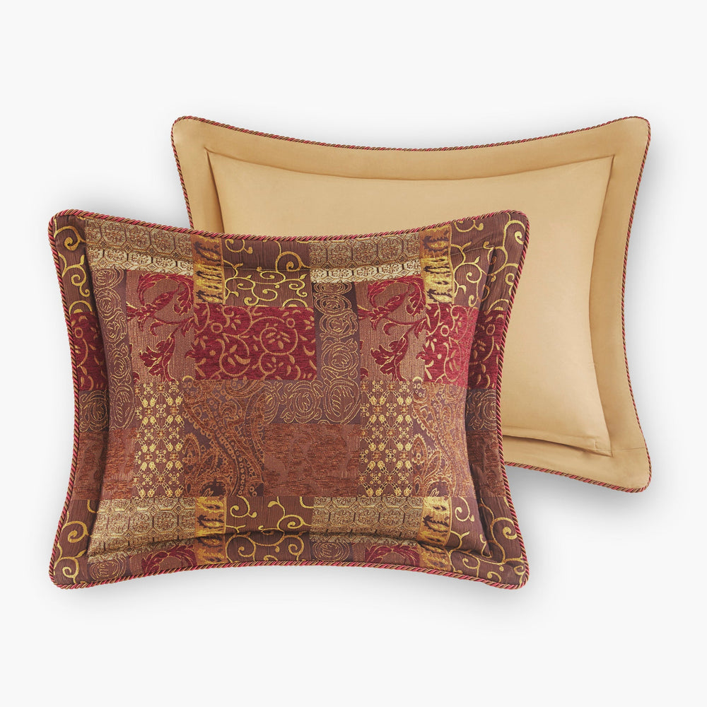 4 Piece Brown Comforter Set Brown King Media 12