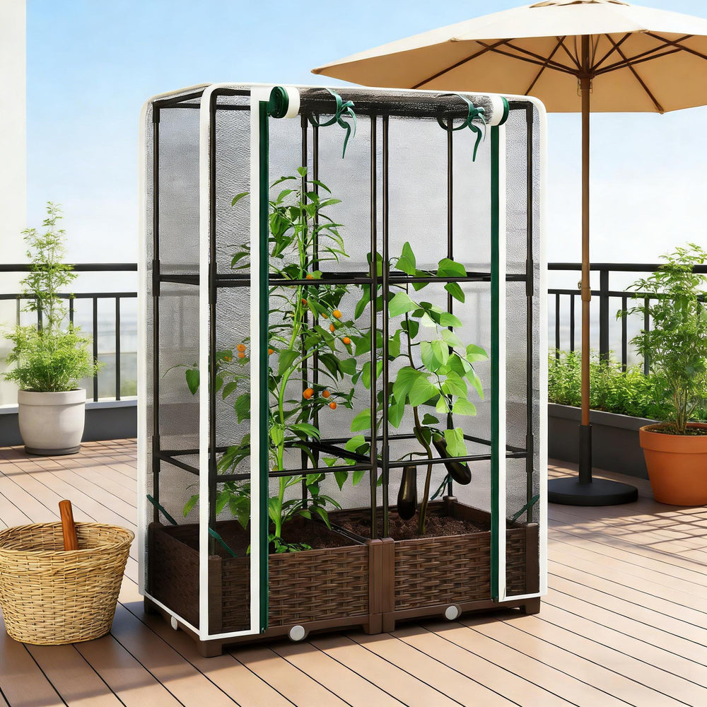 Plant Cage,Raised Garden Bed Media 2