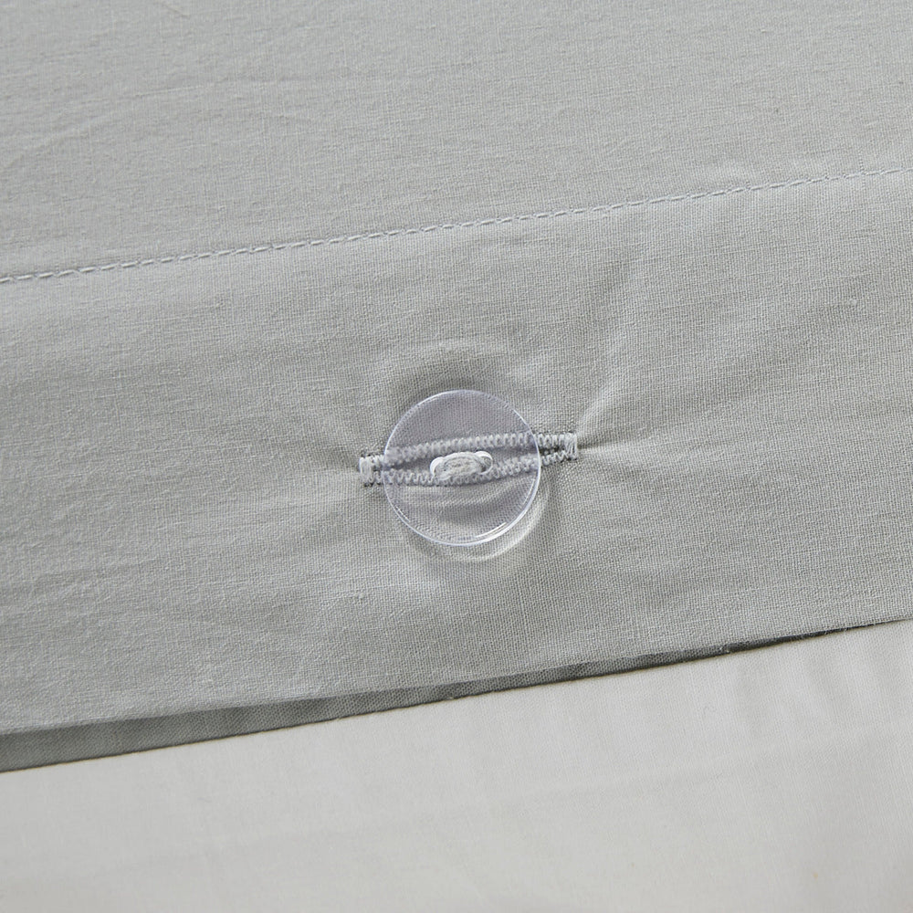 Full/Queen Cotton Printed Duvet Cover Set with Trims Media 10