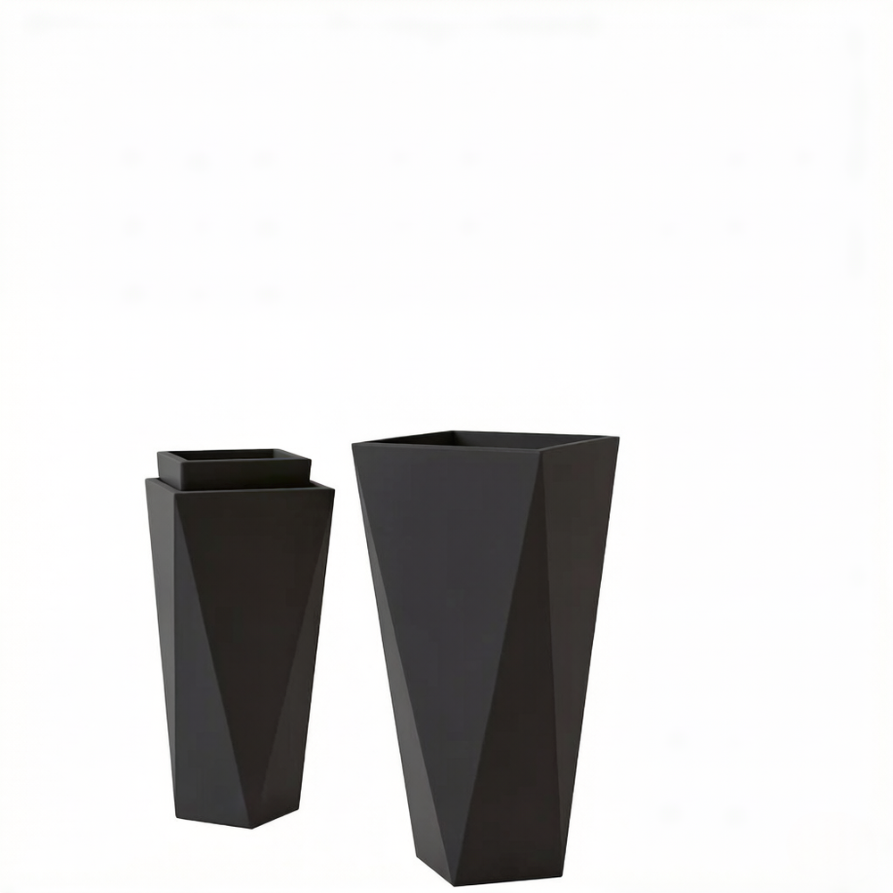 Stackable Planters,Set of 3 Planters Set,Large Planters(Only 3Pcs Planter) Media 5