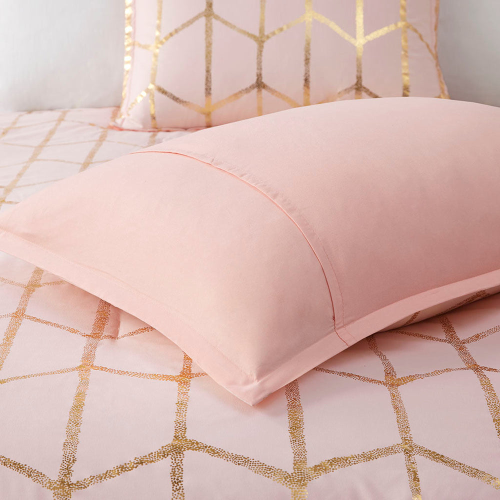 Twin/Twin XL Metallic Printed Comforter Set Media 7