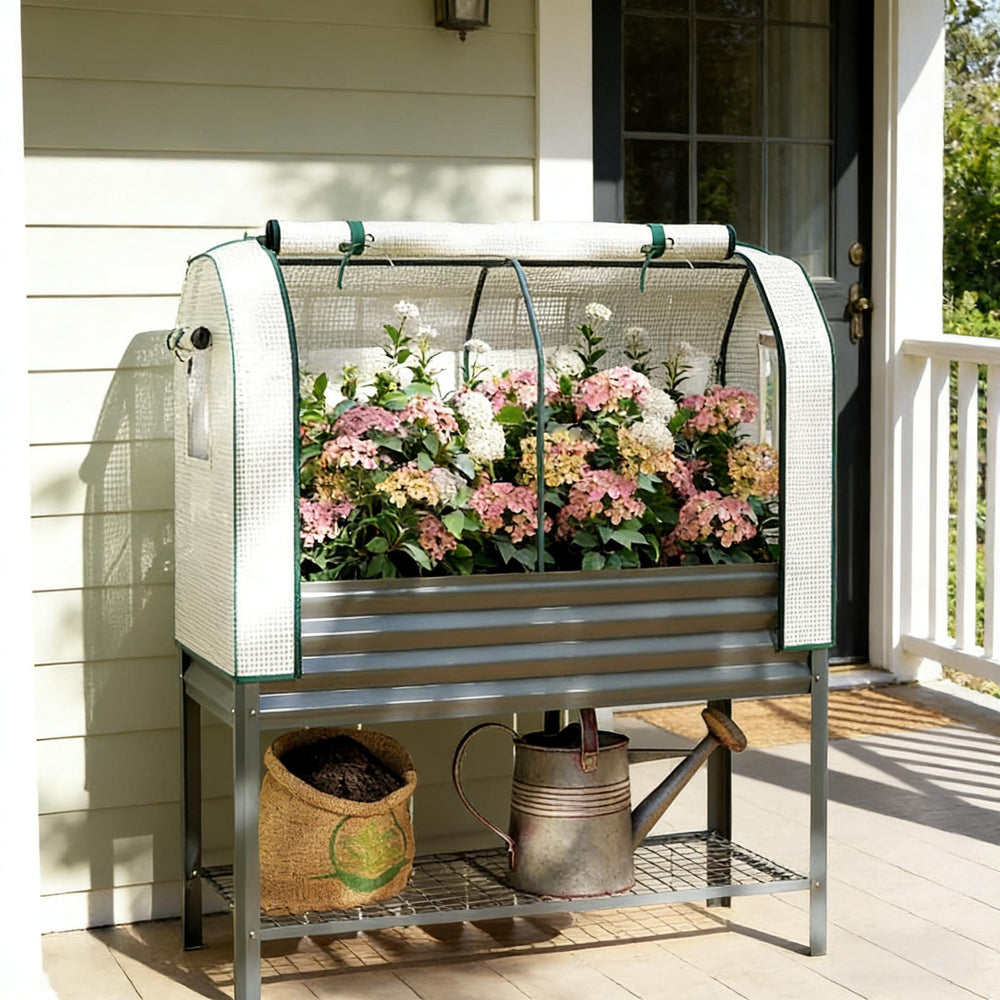 Convenient Flower Boxs,Outdoor Plant Boxs,Raised Garden Bed Media 1