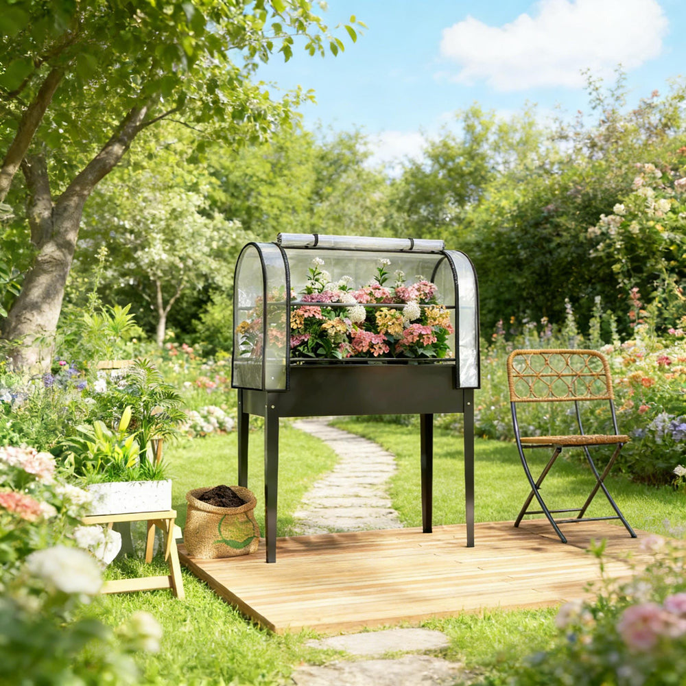 Elevated Plant Boxs,Raised Garden Bed,Flower Boxs Media 1