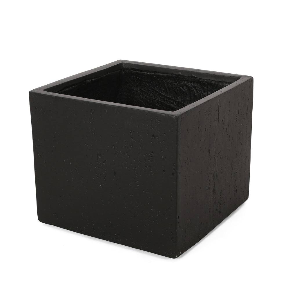 21.5' L Outdoor MGO Planter in Black Finished Media 5