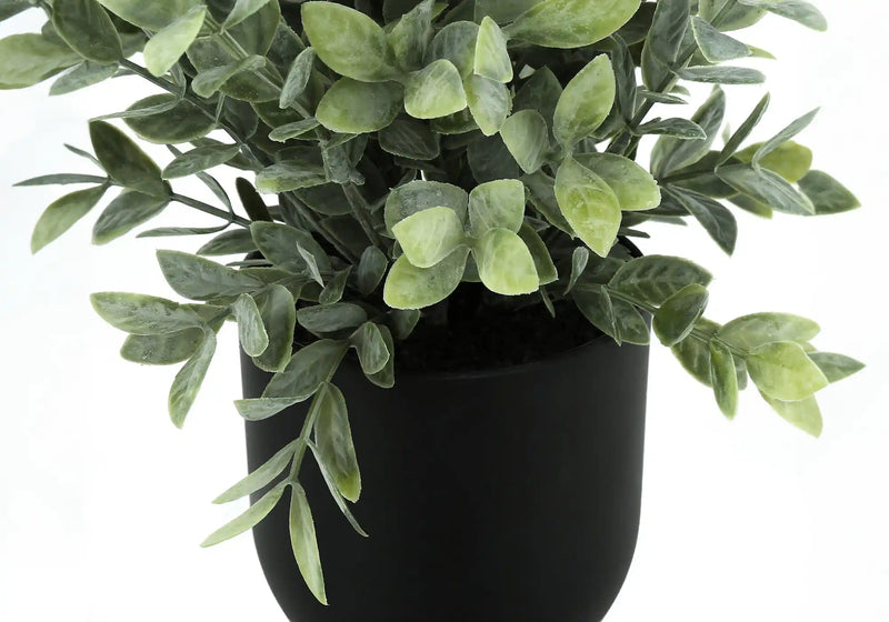 Artificial Plant, 11' Tall, Eucalyptus Grass, Indoor, Faux, Fake, Table, Greenery, Potted, Set Of 2, Decorative, Green Leaves, Black Pots