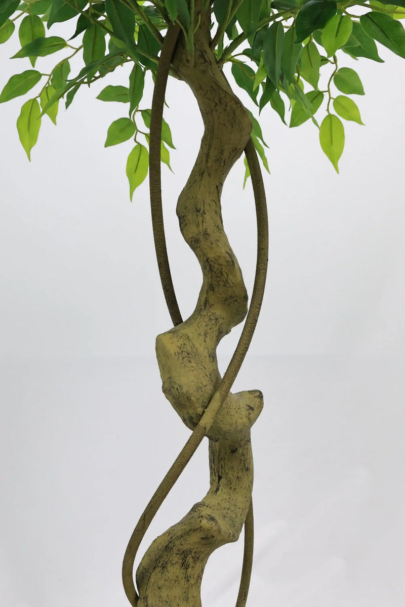 5.2FT Artificial Ficus Tree, Lifelike Faux Banyan Tree with Pot for Home, Office Patio Decor, 1pc/set