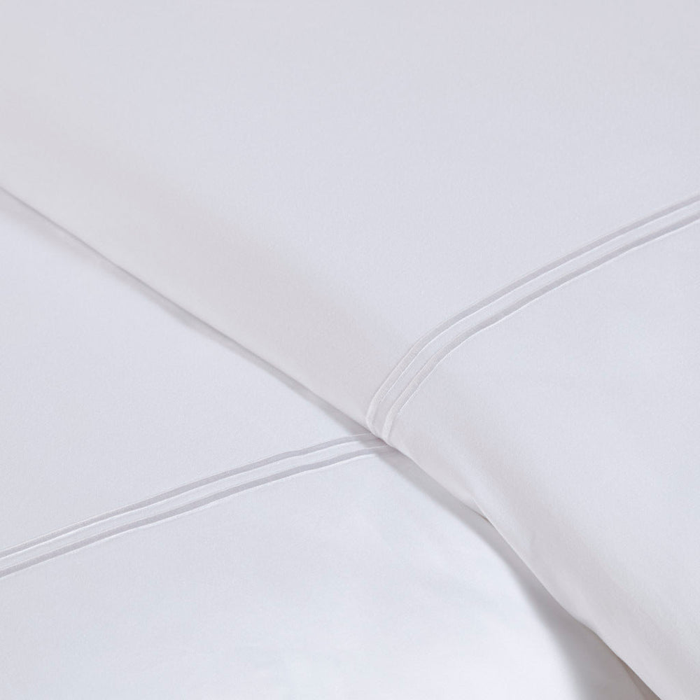 King/Cal King 100% Cotton Sateen Embroidered Comforter Set Media 3