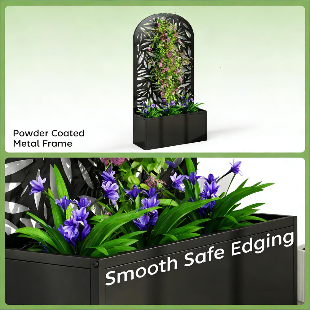 Curved Raised Garden Bed,Generous Planter Box,Versatile Garden Box Media 2