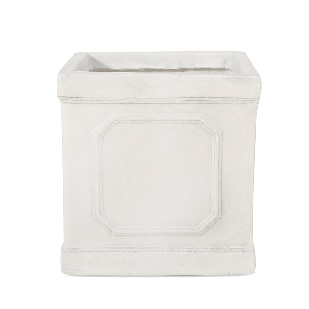 10.75 x 11.00 Antique White Magnesium Oxide Planter Media 1