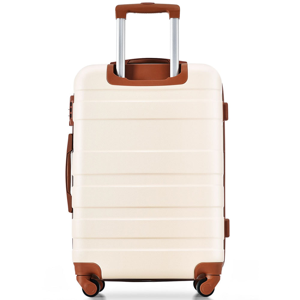 ABS Luggage Set Lightweight Hardside 3 Piece & Spinner Wheels & TSA Lock System Media 3