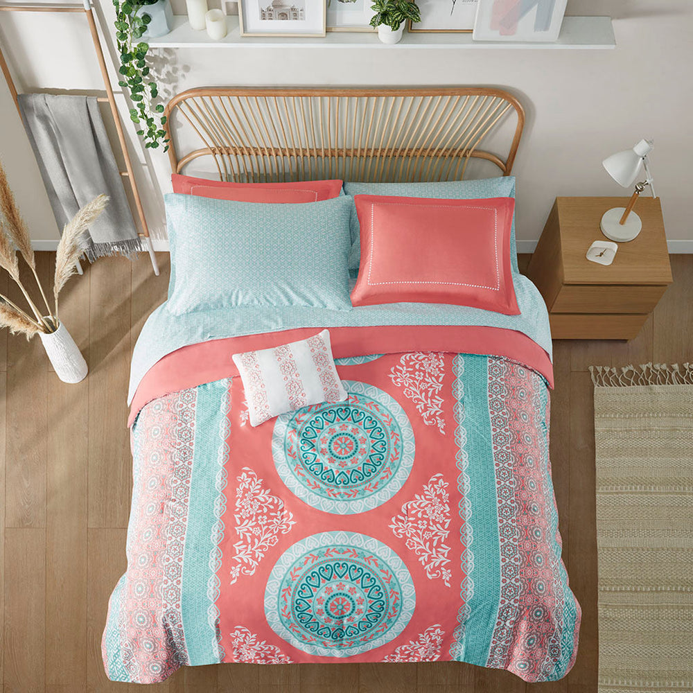 Twin XL Boho Comforter Set with Bed Sheets Media 9