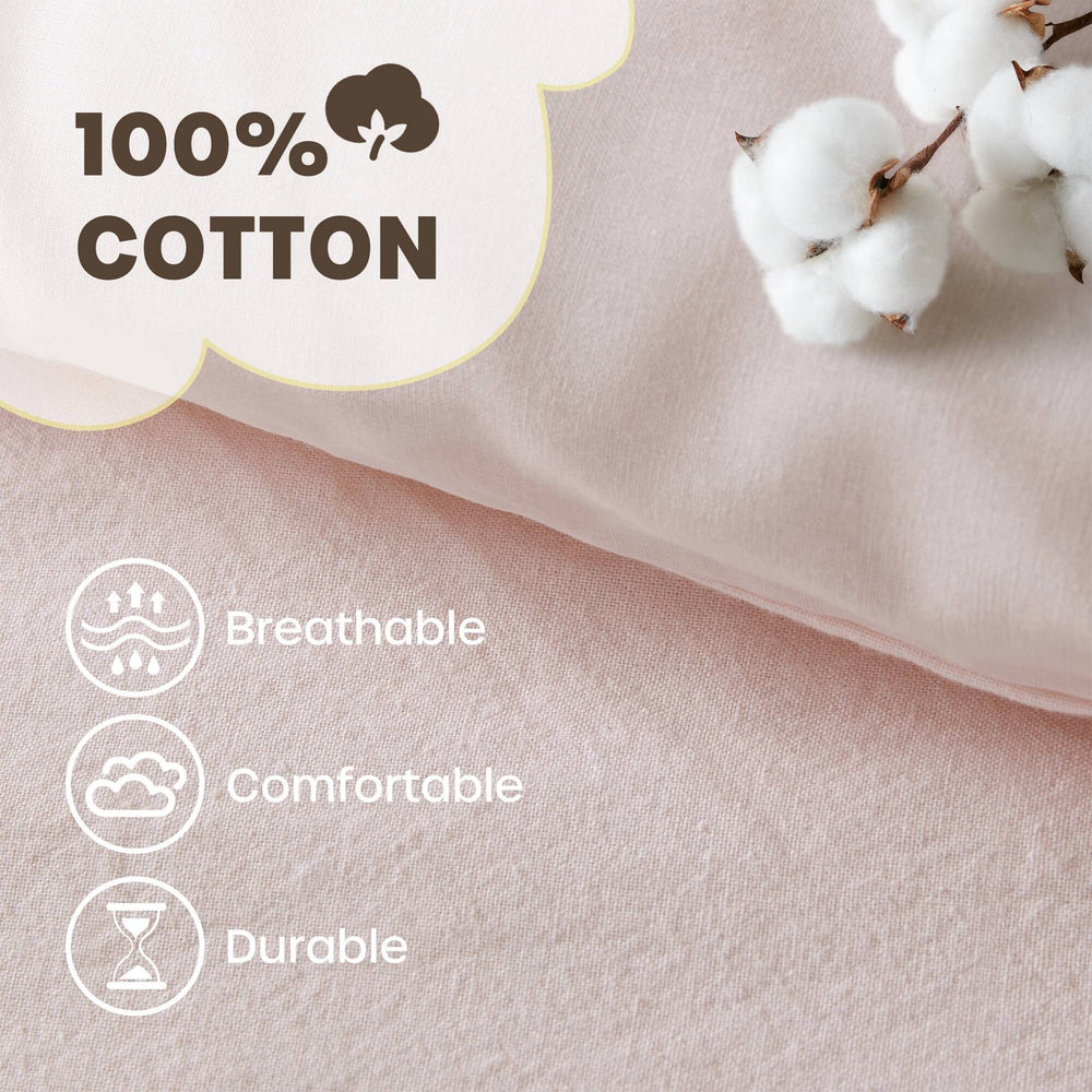 5PCS Full/Queen Cotton Jacquard Pom Pom Comforter Set Media 9