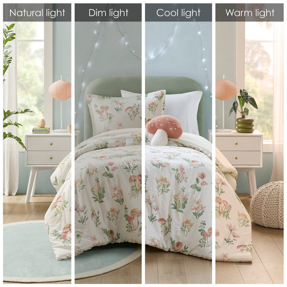Mushroom Garden Comforter Set Twin/Twin XL Media 4