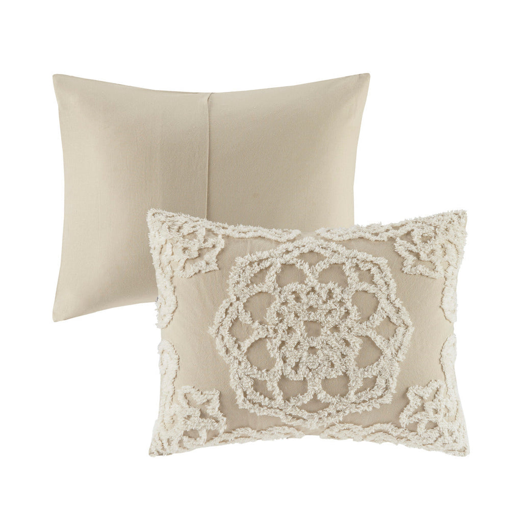 Full/Queen 3 piece Tufted Cotton duvet cover set Media 6