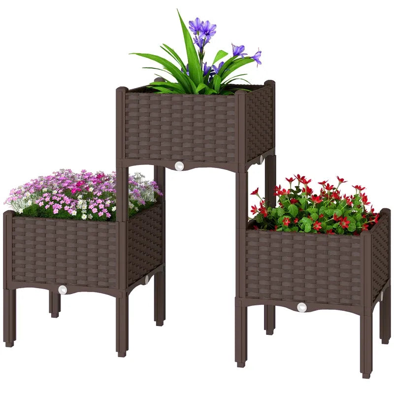 Elevated Planter Boxes,Raised Garden Bed Media 6