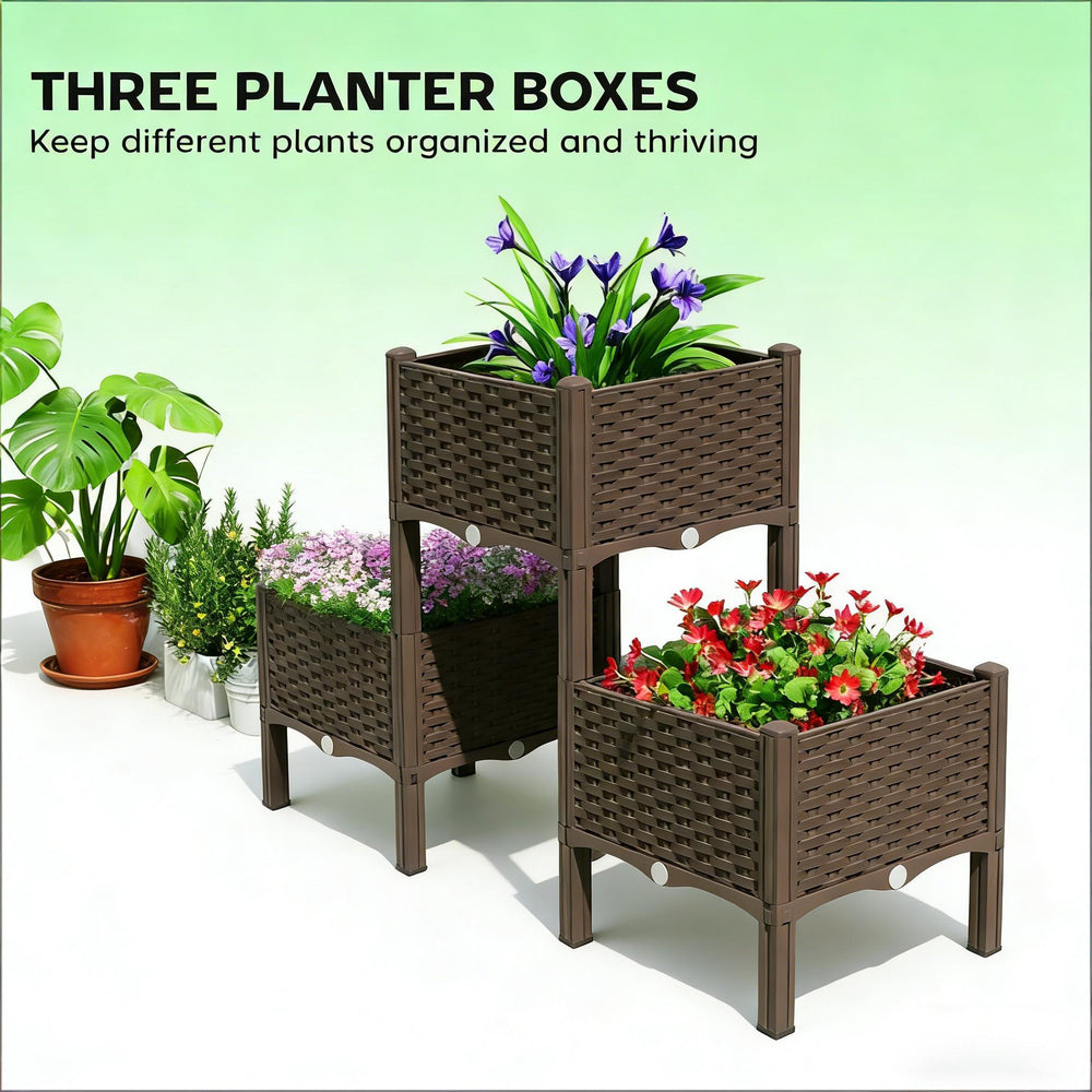 Elevated Planter Boxes,Raised Garden Bed Media 3