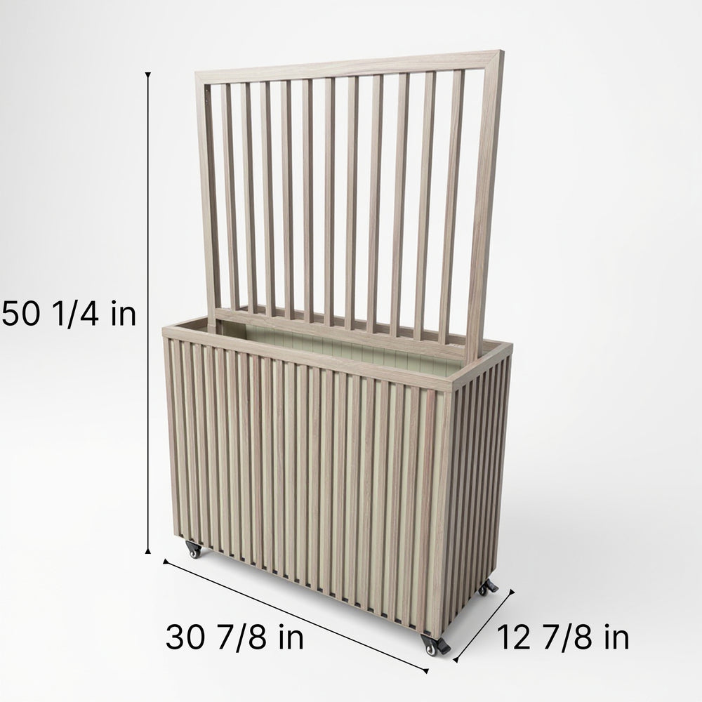 Grove Divider Planter- Grey Brown Media 4
