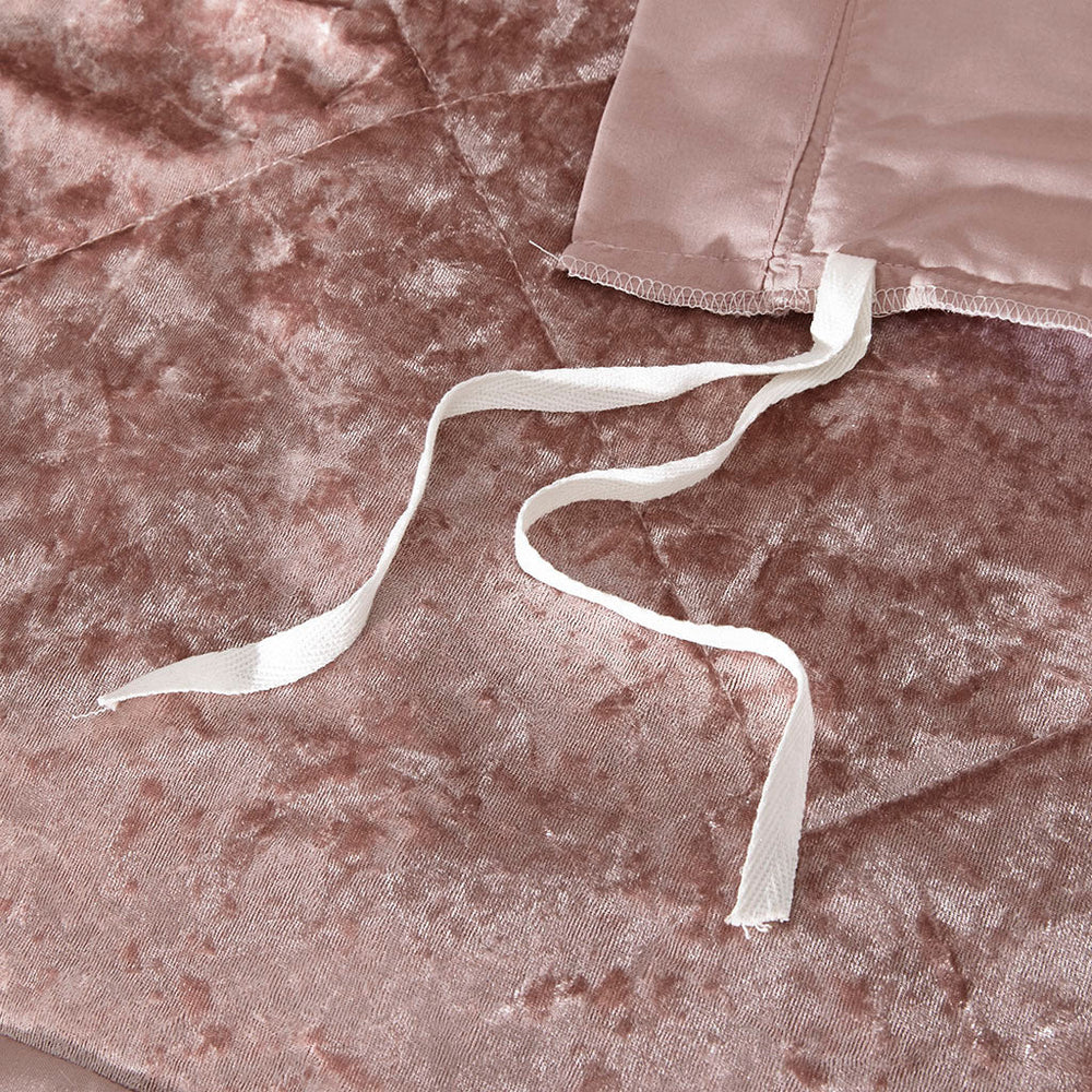 Full/Queen Velvet Duvet Cover Set with Throw Pillow Media 7