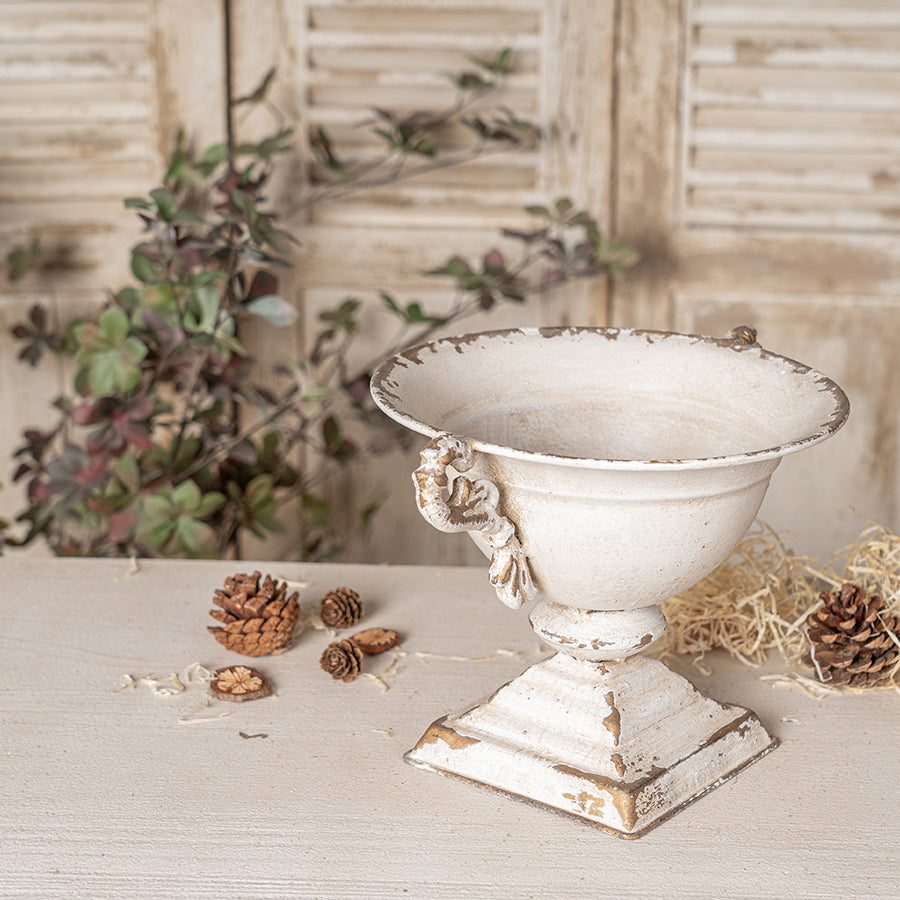 Vintage Double-Handled Flower Pot for Timeless Home Décor, Ideal for Showcasing Plants and Adding Charm to Your Space Media 11