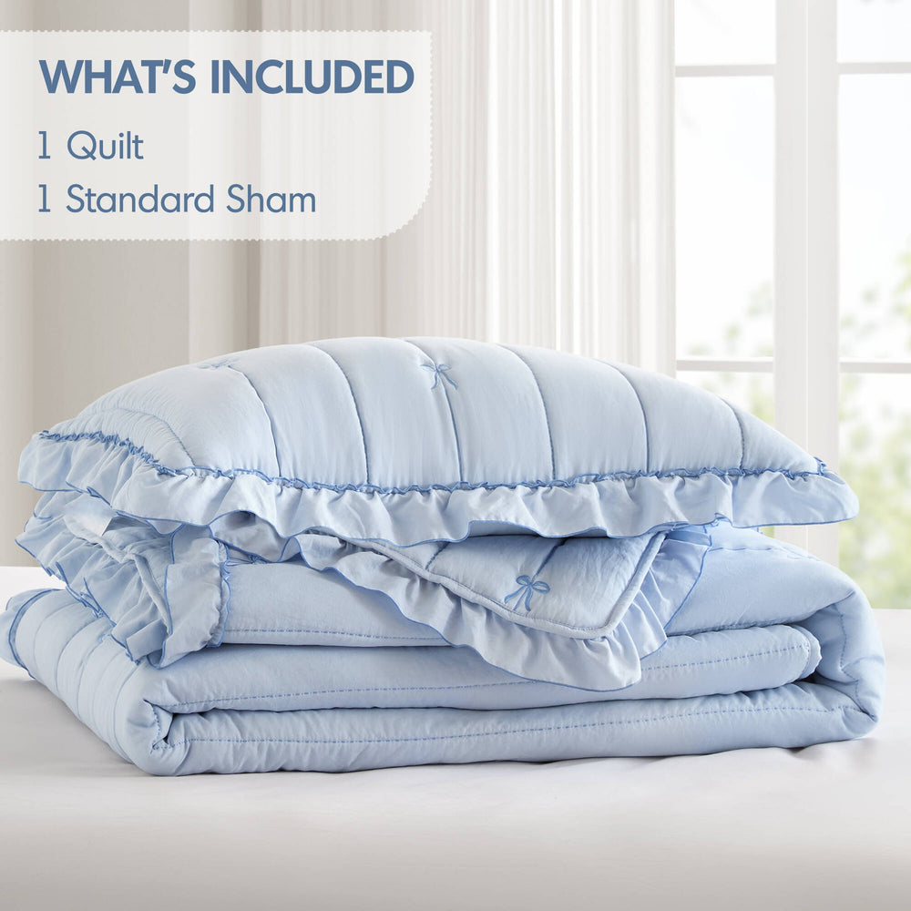 2- Piece Twin/Twin XL Quilt Mini Set Media 10