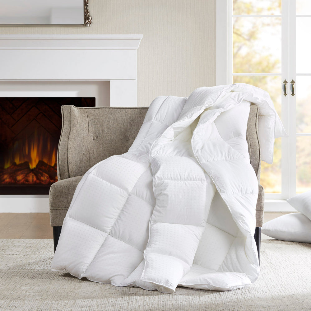 Full/Queen Dobby Cotton Down Alternative Comforter Media 1