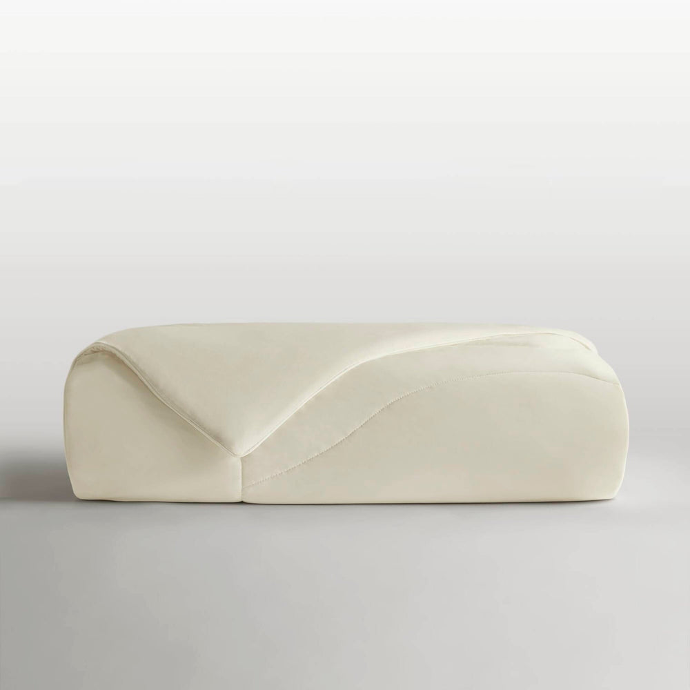 1-Piece King/Cal King Reversible Tencel Comforter Blanket,Ivory Media 7