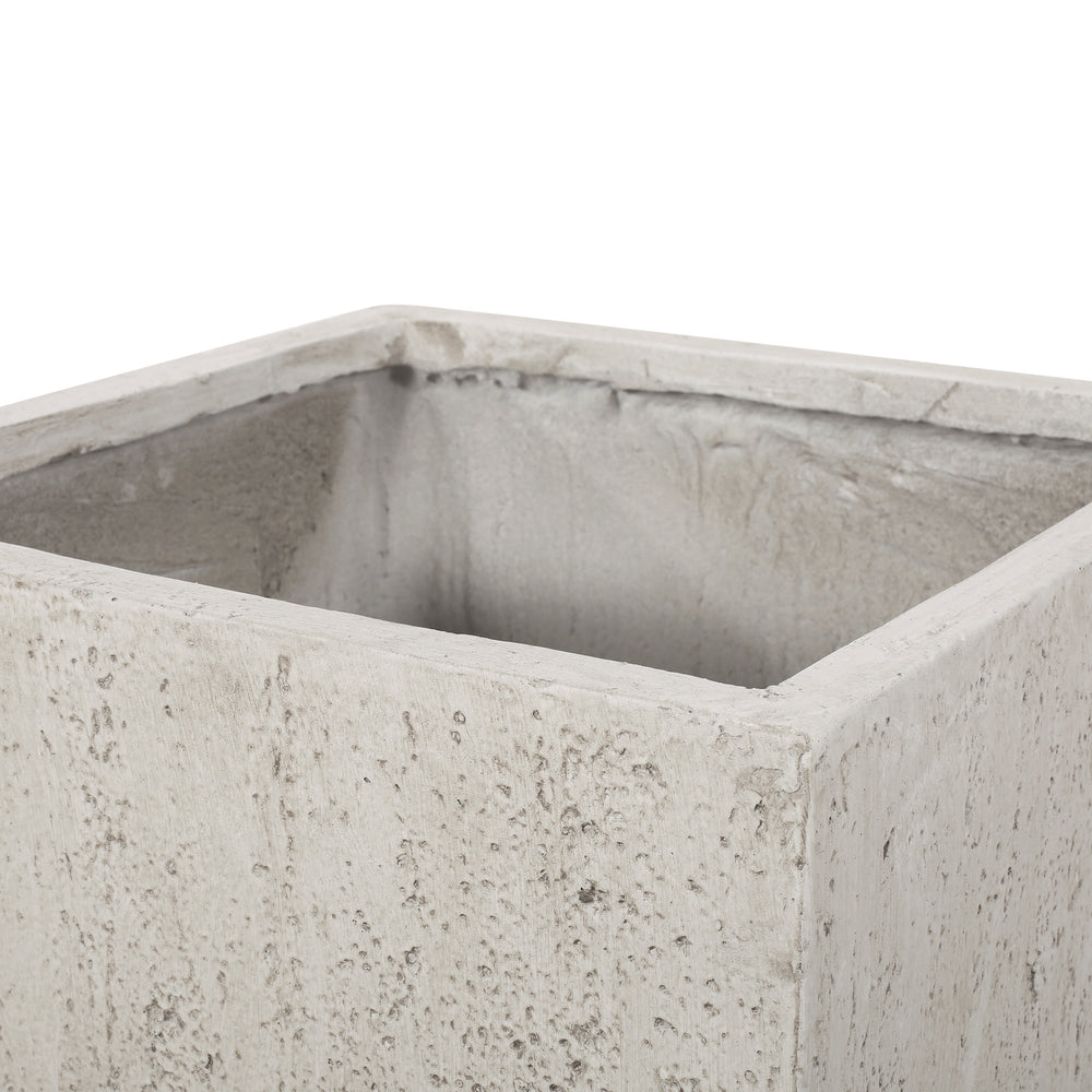 21.5' L Outdoor MGO Planter Media 9