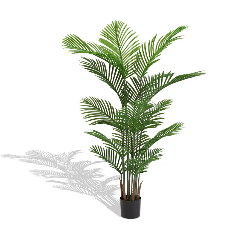 Artificial Areca Palm Plant 160cm Tall Faux Tropical Dypsis Lutescens Tree Green Plastic Indoor Outdoor Décor