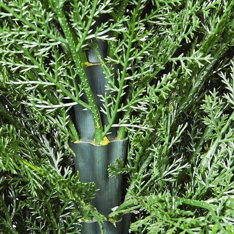 2 Pack 5' Artificial Cedar Topiary Tree Faux Plant UV Decor In/Outdoor