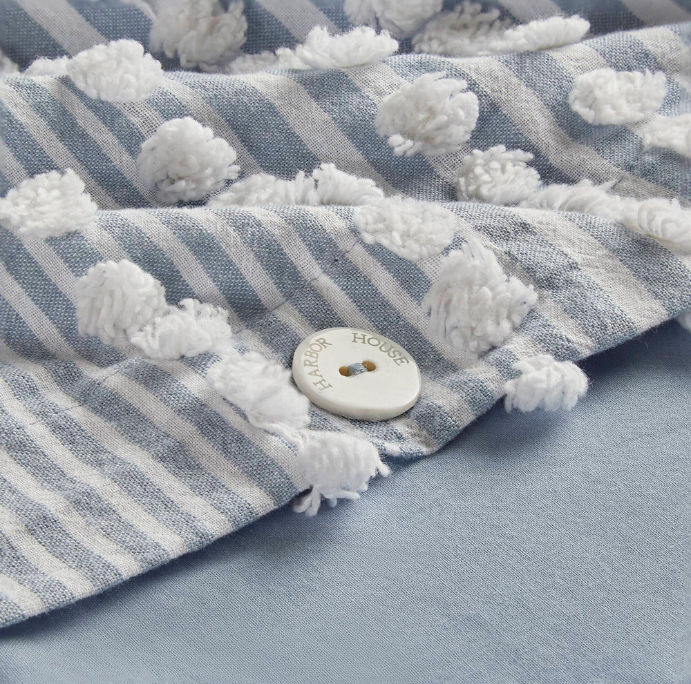 3- Piece Full/Queen Cotton Yarn Dyed Duvet Cover Set Media 11