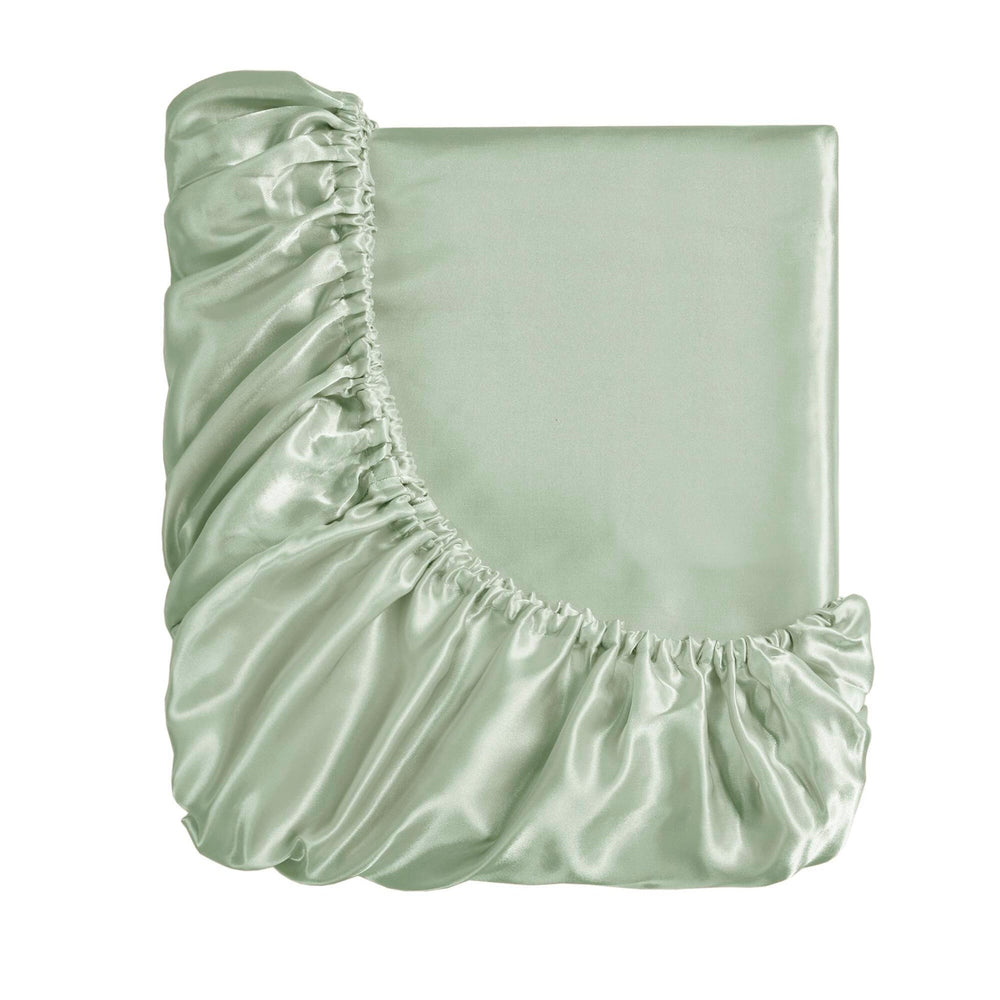 4 PCS Twin Luxury Sheet Set Sage Media 9