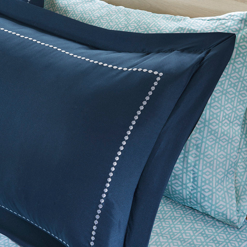 Queen Boho Comforter Set with Bed Sheets Media 14