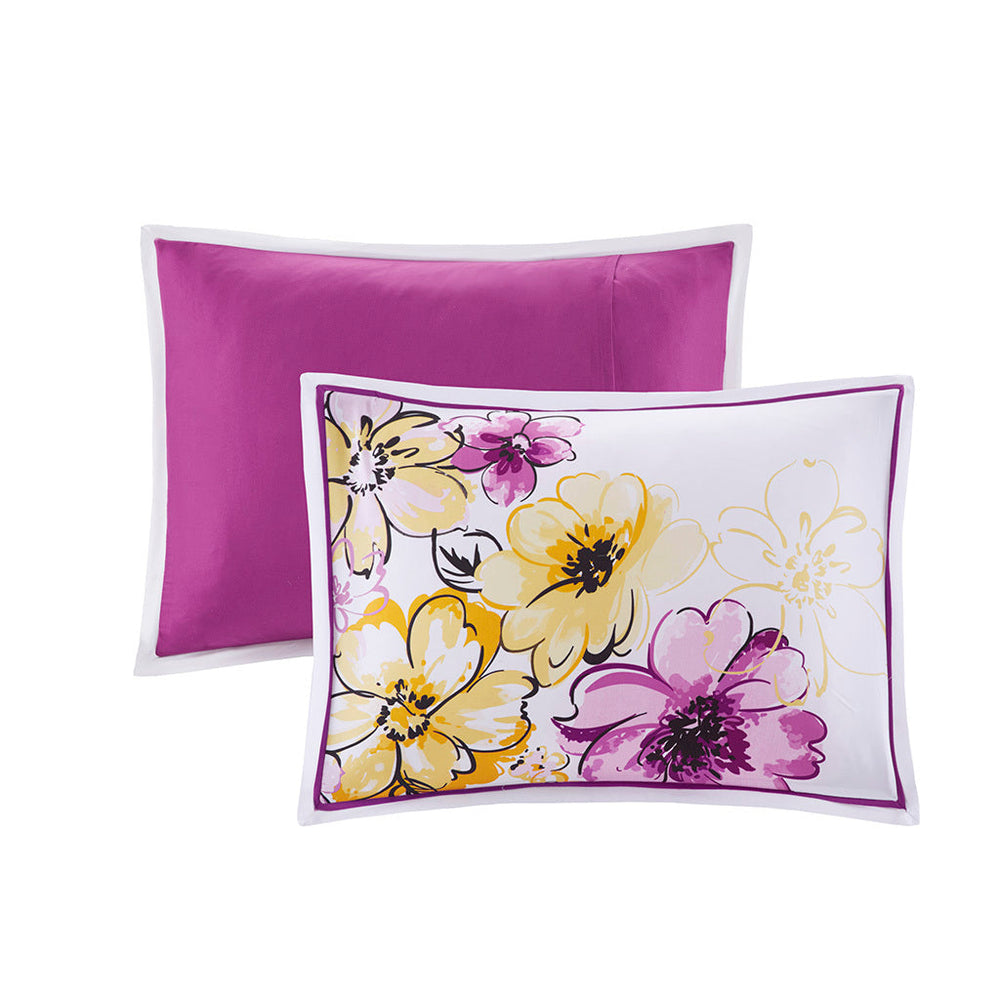 Full/Queen Floral Comforter Set Media 11