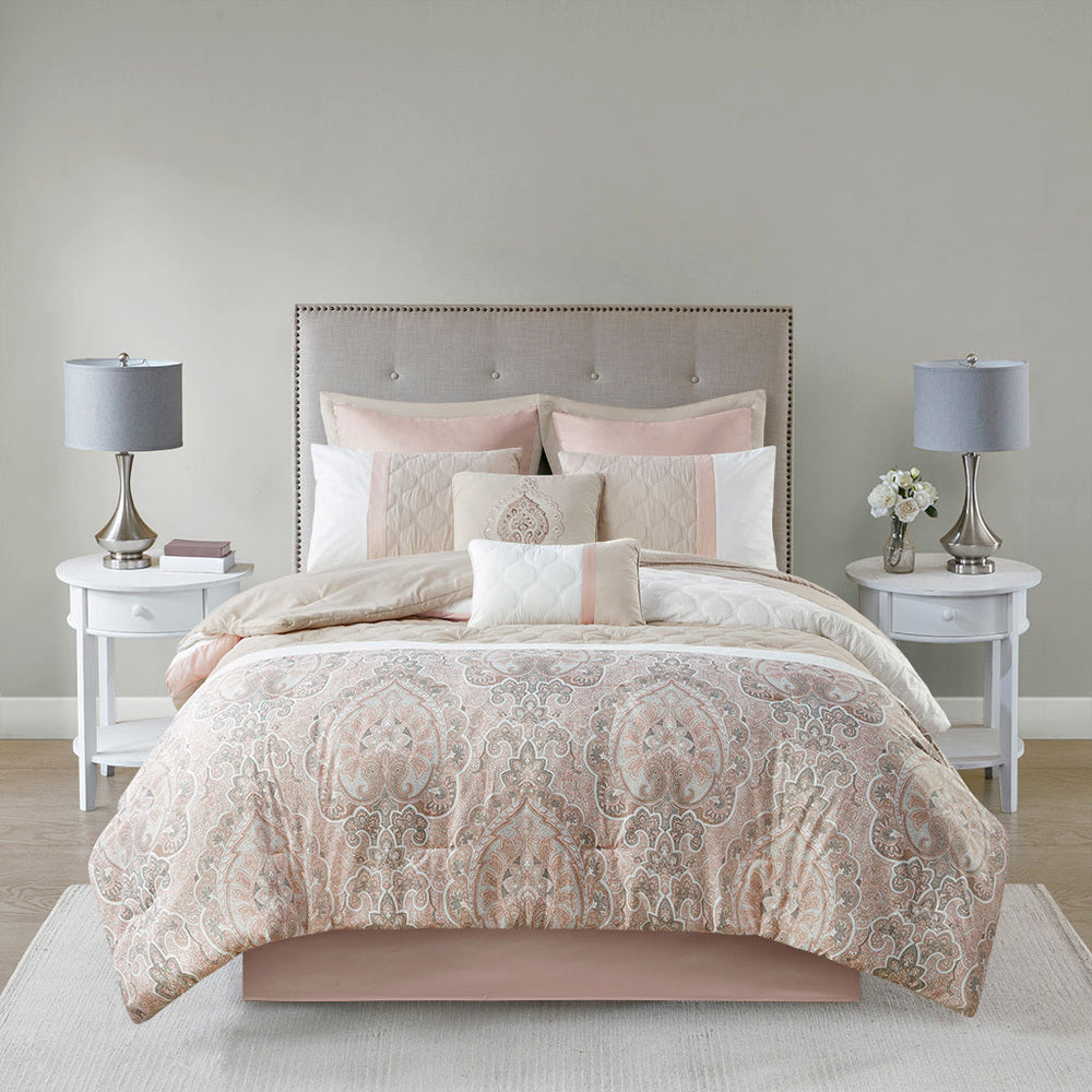 King 8 Piece Comforter Set Media 9