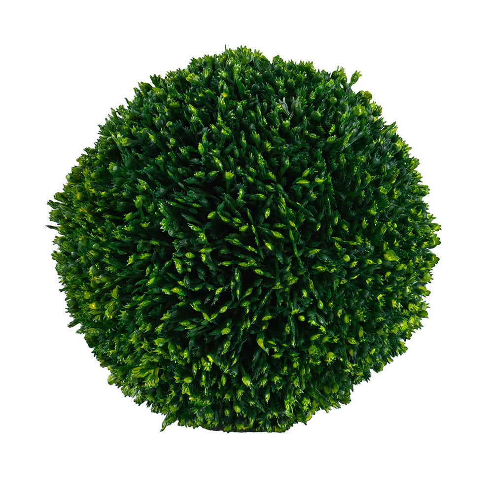 S/4 D6' Faux Boxwood Ball Bowl Filler, Green Media 5