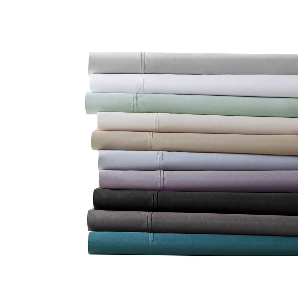 Cooling Cotton Blend 4 PC Sheet Set Cal King Media 2