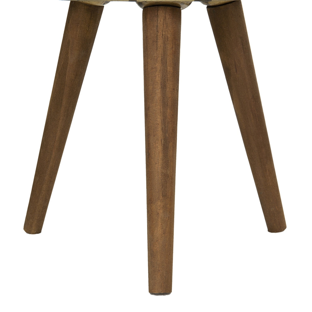 Set of 2 Metal Planter With Wood Legs Stand, L:D18.5x23.5' S:D15.7x20' Media 6