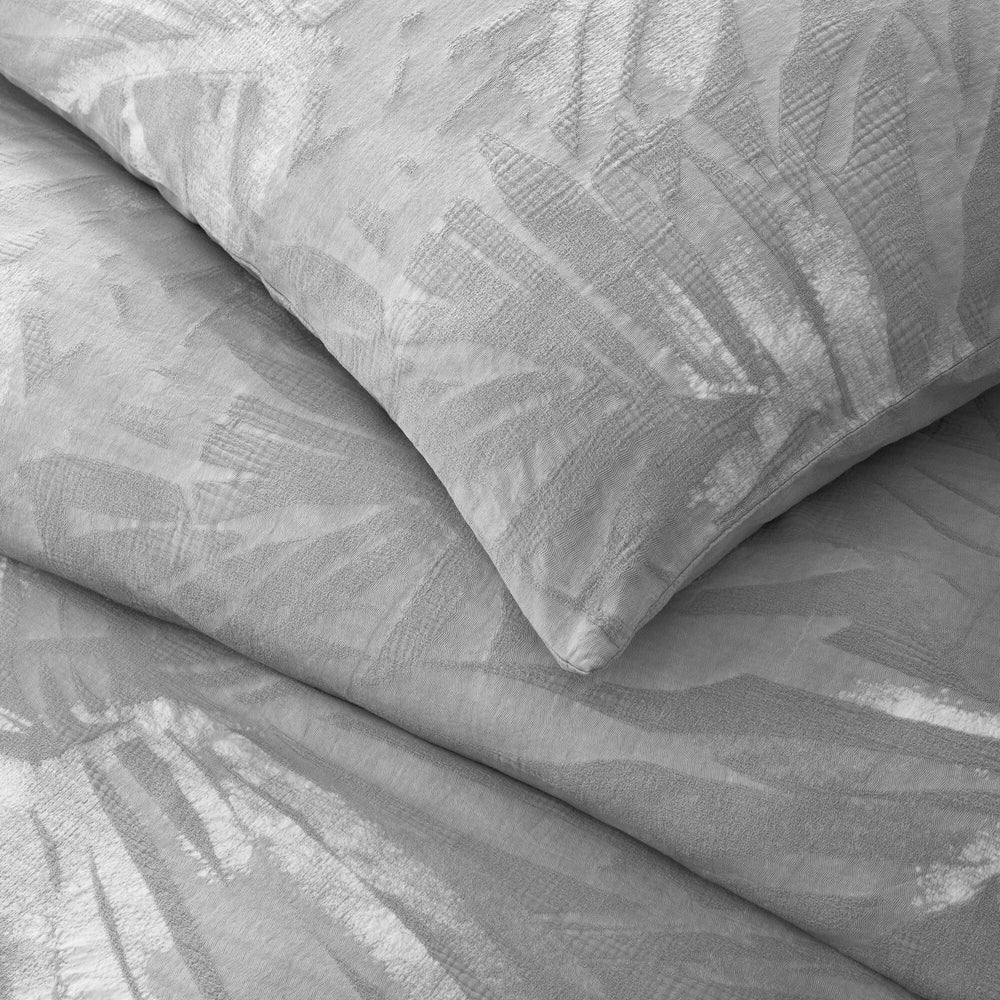 3 Pieces King Cotton Duvet Set,Light Gray Media 5