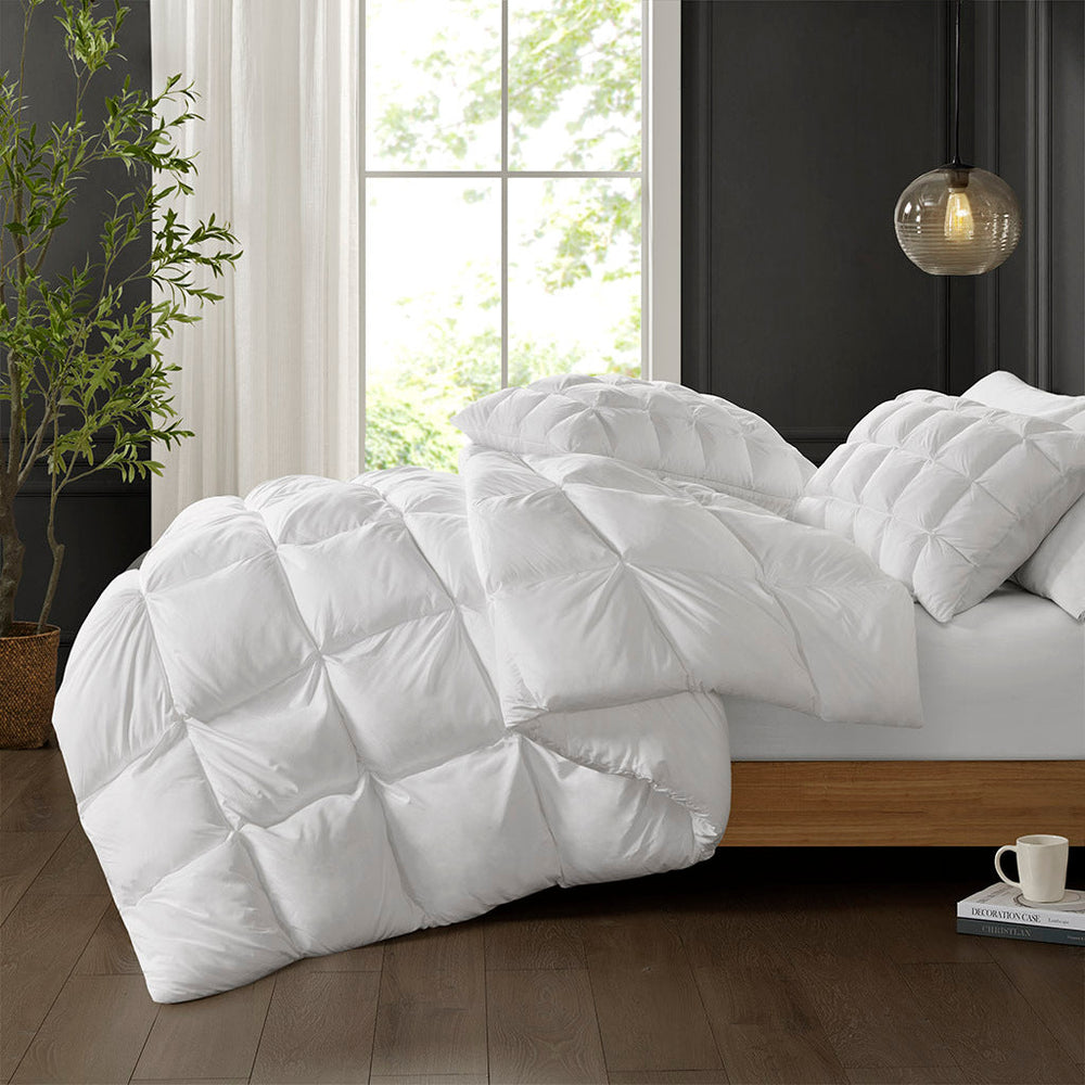 Overfilled Down Alternative Comforter White Full/Queen Media 3