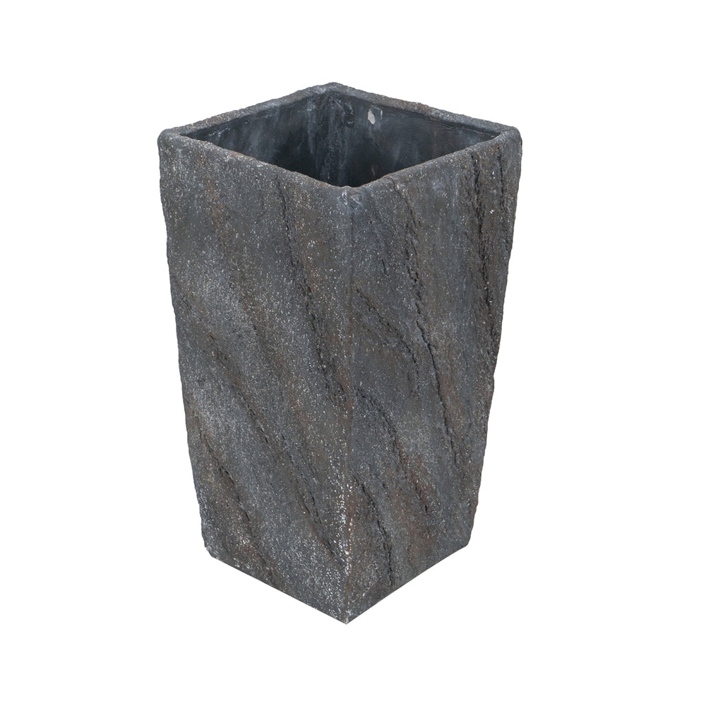 7.5x7.5x15' Cement Planter Small, Indoor Outdoor Garden Functional Decor Media 2