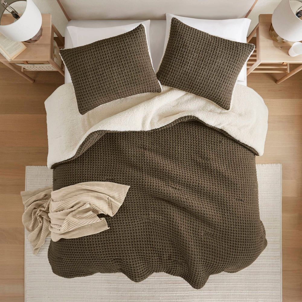 Knit Chenille Comforter Set Twin Media 6