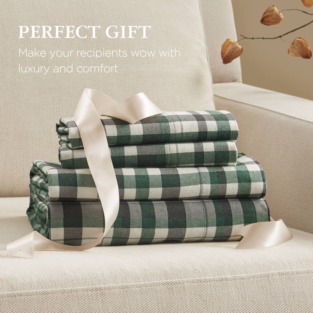 4 Pieces Full 100% Cotton Printed Sheet Set,Finton Media 7