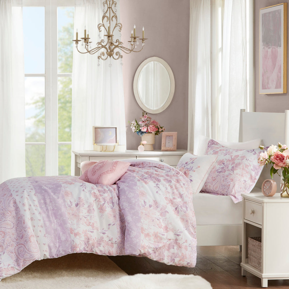 Floral Paisley Comforter Set Twin/Twin XL Media 5